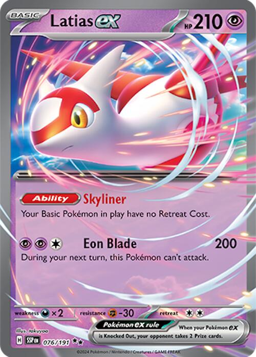 Latias ex (076/191) [Scarlet & Violet: Surging Sparks] | Black Swamp Games