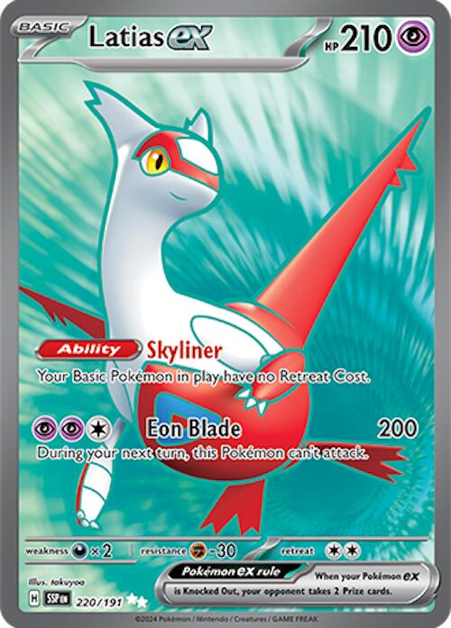 Latias ex (220/191) [Scarlet & Violet: Surging Sparks] | Black Swamp Games