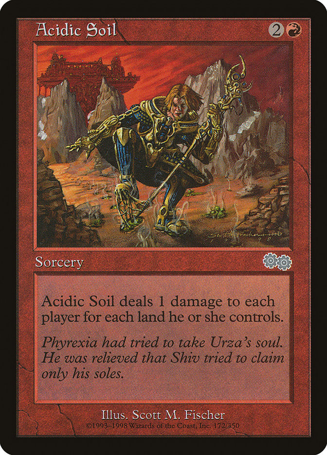 Acidic Soil [Urza's Saga] | Black Swamp Games
