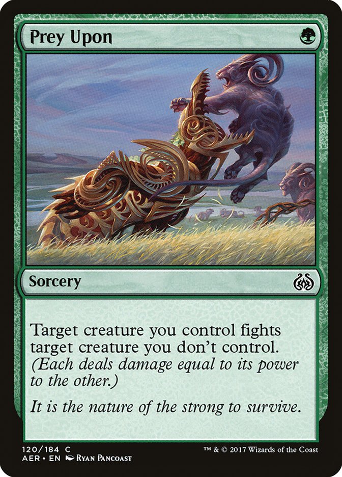 Prey Upon [Aether Revolt] | Black Swamp Games