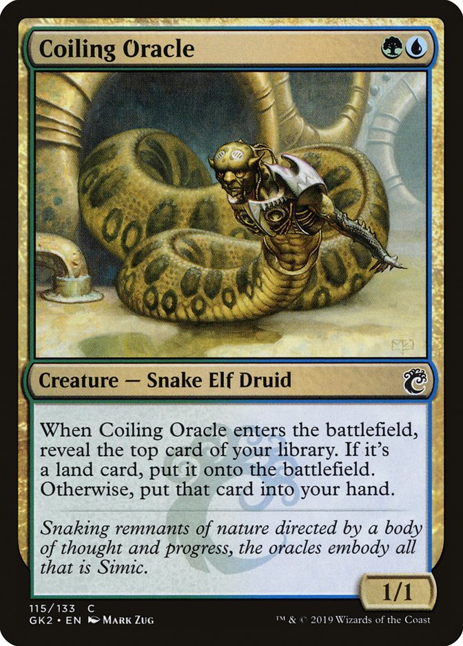 Coiling Oracle [Ravnica Allegiance Guild Kit] | Black Swamp Games