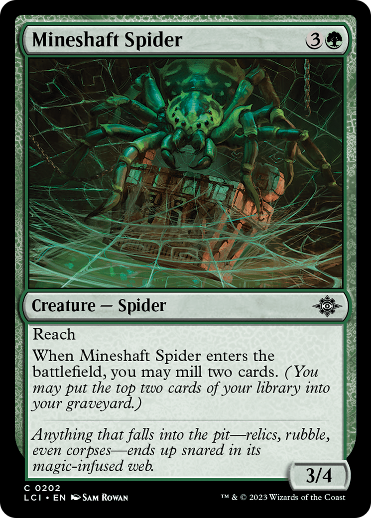 Mineshaft Spider [The Lost Caverns of Ixalan] | Black Swamp Games