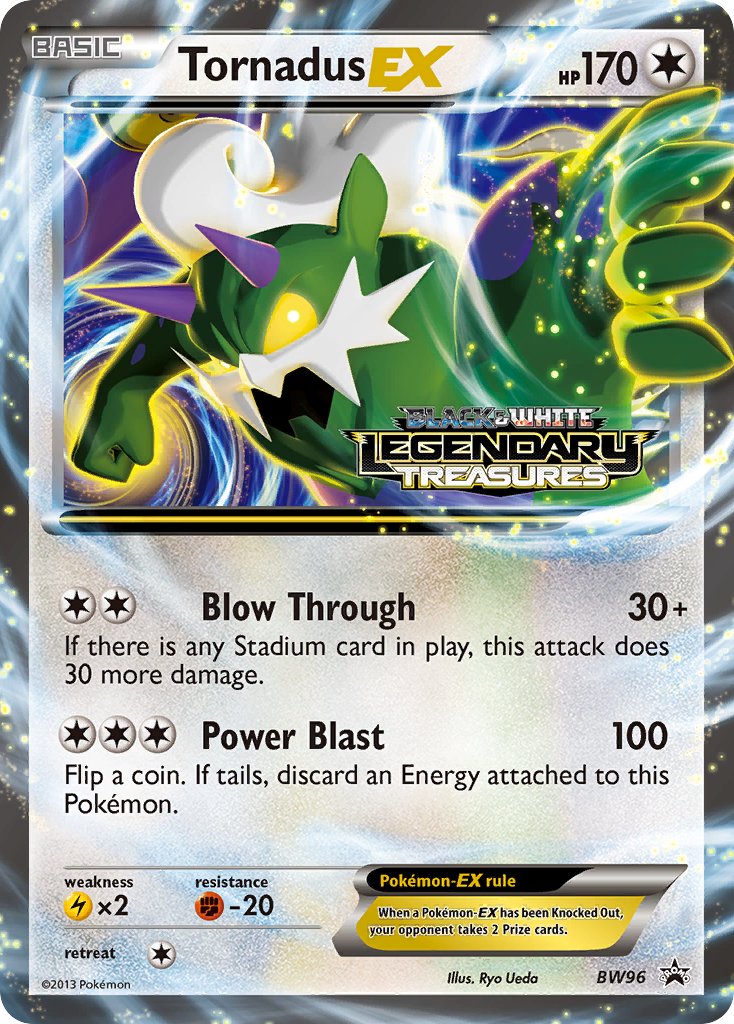 Tornadus EX (BW96) [Black & White: Black Star Promos] | Black Swamp Games