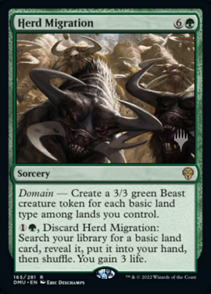 Herd Migration (Promo Pack) [Dominaria United Promos] | Black Swamp Games