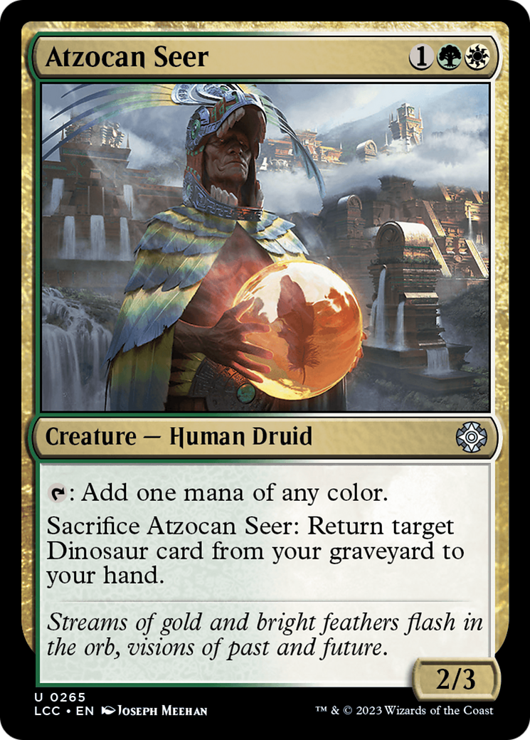 Atzocan Seer [The Lost Caverns of Ixalan Commander] | Black Swamp Games