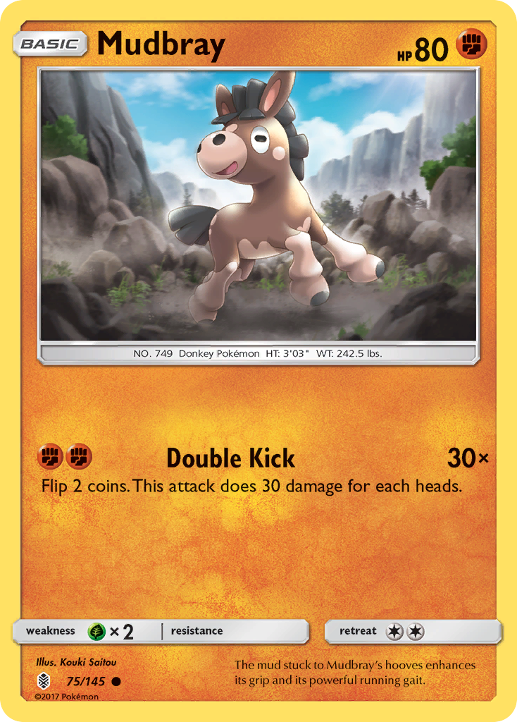 Mudbray (75/145) [Sun & Moon: Guardians Rising] | Black Swamp Games