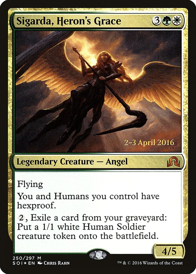 Sigarda, Heron's Grace [Shadows over Innistrad Prerelease Promos] | Black Swamp Games