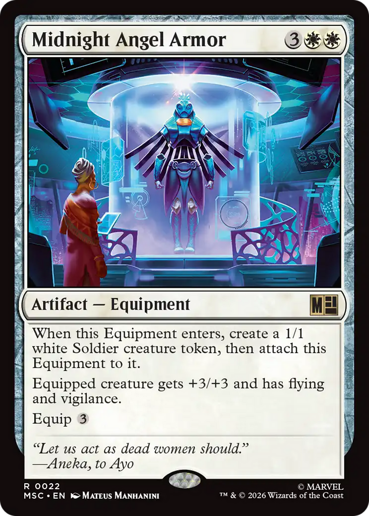 Midnight Angel Armor (Surge Foil) [Marvel Super Heroes Commander] | Black Swamp Games