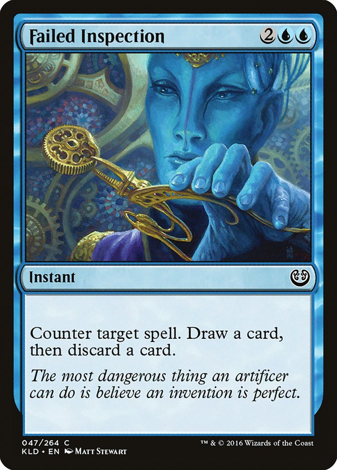 Failed Inspection [Kaladesh] | Black Swamp Games