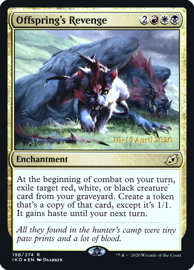 Offspring's Revenge [Ikoria: Lair of Behemoths Prerelease Promos] | Black Swamp Games
