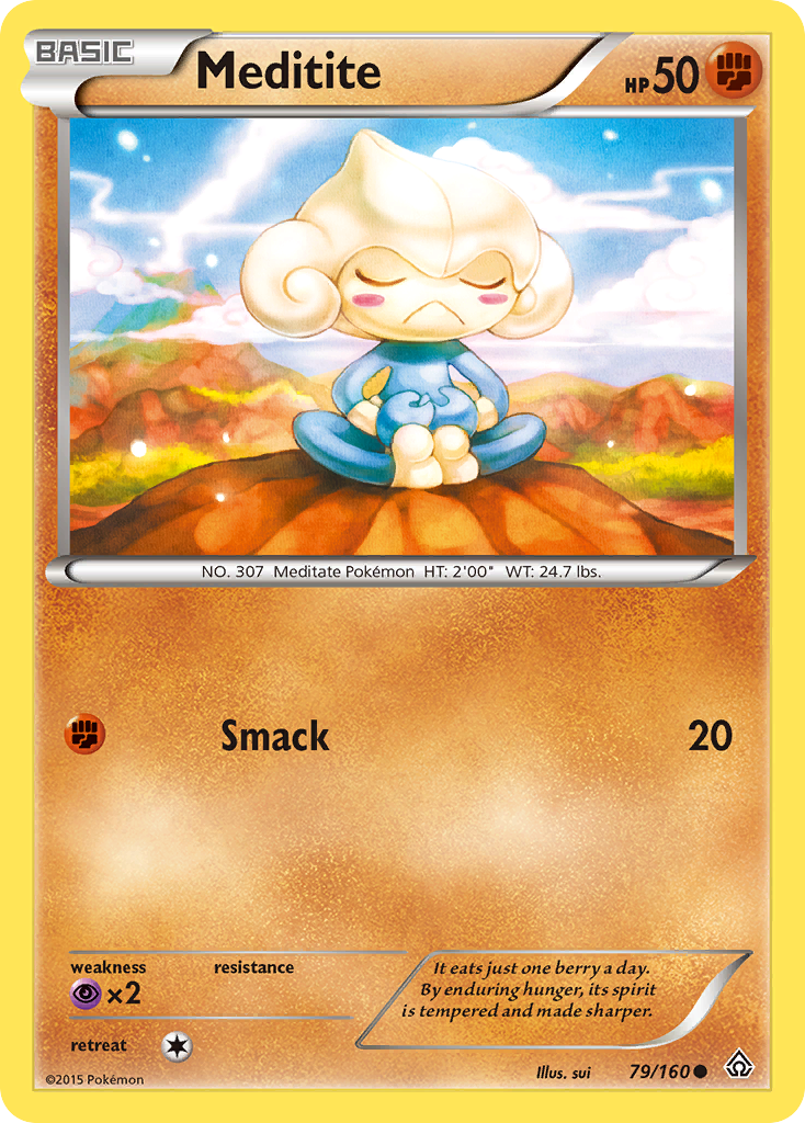 Meditite (79/160) [XY: Primal Clash] | Black Swamp Games