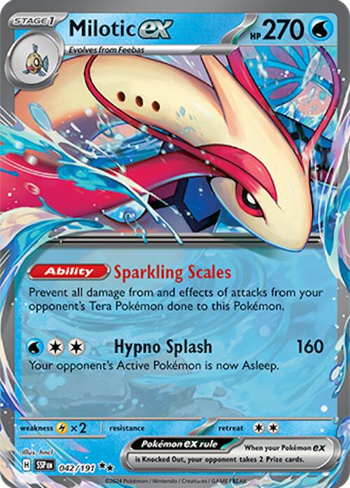 Milotic ex (042/191) [Scarlet & Violet: Surging Sparks] | Black Swamp Games