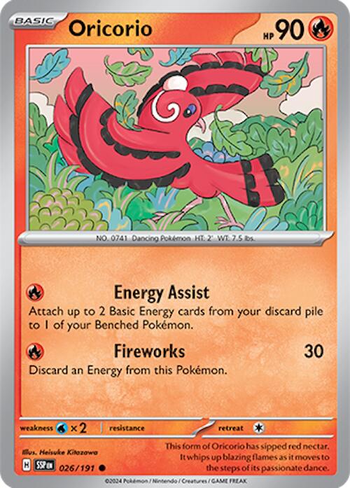 Oricorio (026/191) [Scarlet & Violet: Surging Sparks] | Black Swamp Games