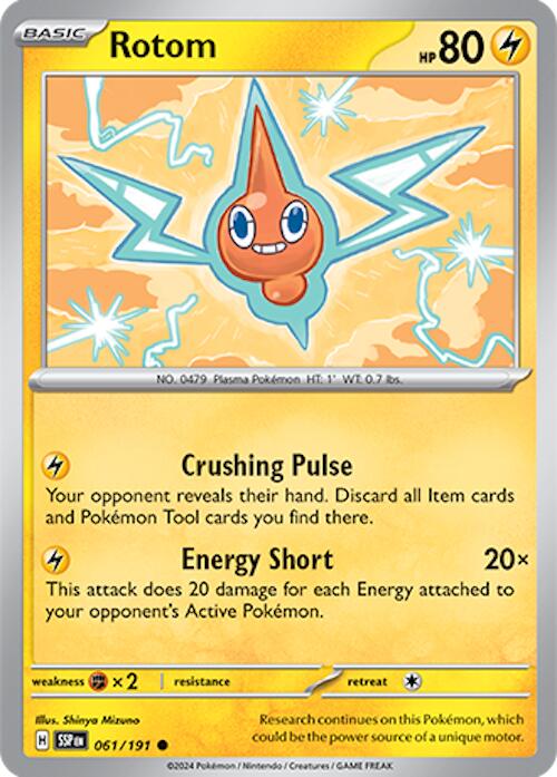 Rotom (061/191) [Scarlet & Violet: Surging Sparks] | Black Swamp Games