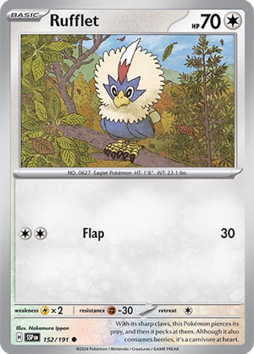 Rufflet (152/191) [Scarlet & Violet: Surging Sparks] | Black Swamp Games