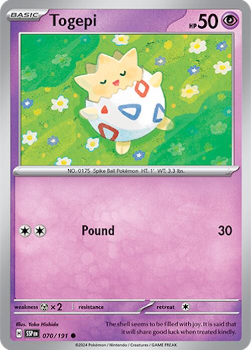 Togepi (070/191) [Scarlet & Violet: Surging Sparks] | Black Swamp Games