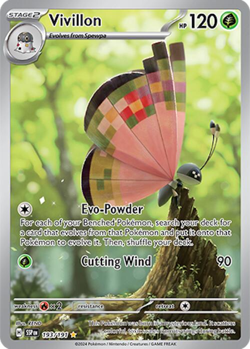 Vivillon (193/191) [Scarlet & Violet: Surging Sparks] | Black Swamp Games