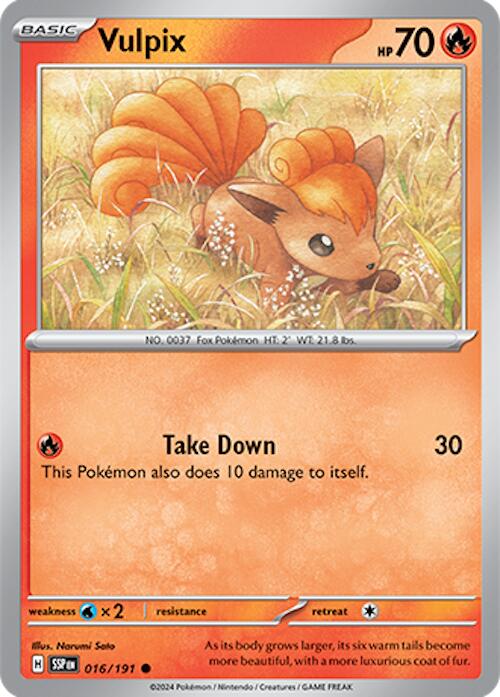 Vulpix (016/191) [Scarlet & Violet: Surging Sparks] | Black Swamp Games