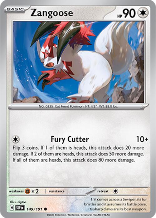 Zangoose (149/191) [Scarlet & Violet: Surging Sparks] | Black Swamp Games