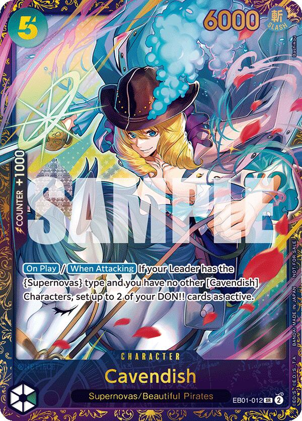 Cavendish (Treasure Cup 2024) [One Piece Promotion Cards] | Black Swamp Games