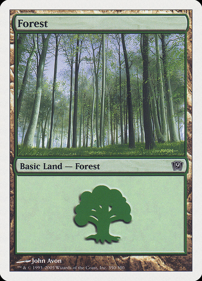 Forest (350) [Ninth Edition] | Black Swamp Games