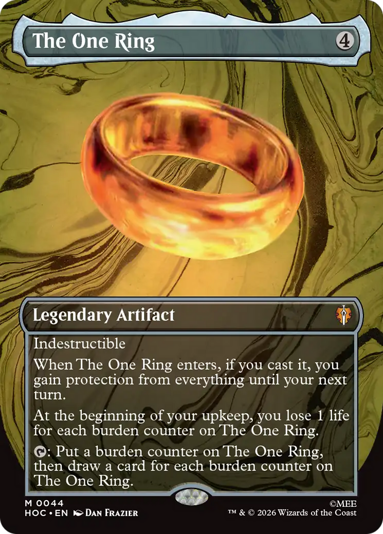 The One Ring (Borderless) [The Hobbit] | Black Swamp Games