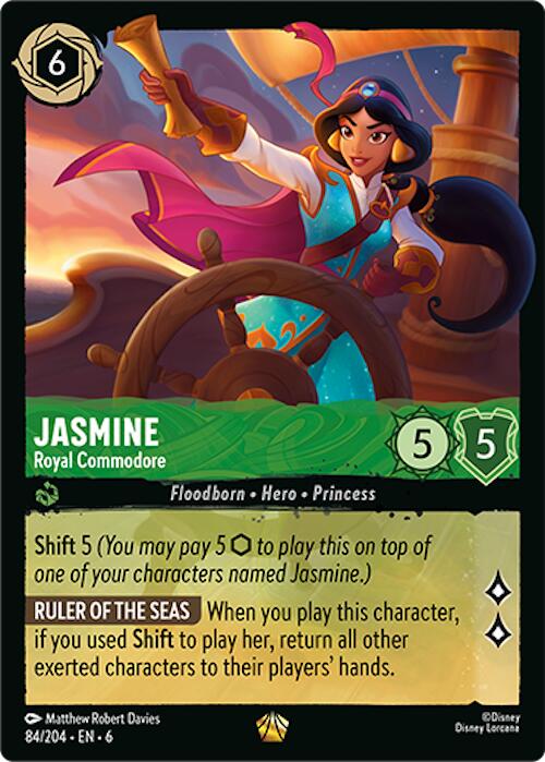 Jasmine - Royal Commodore (84/204) [Azurite Sea] | Black Swamp Games