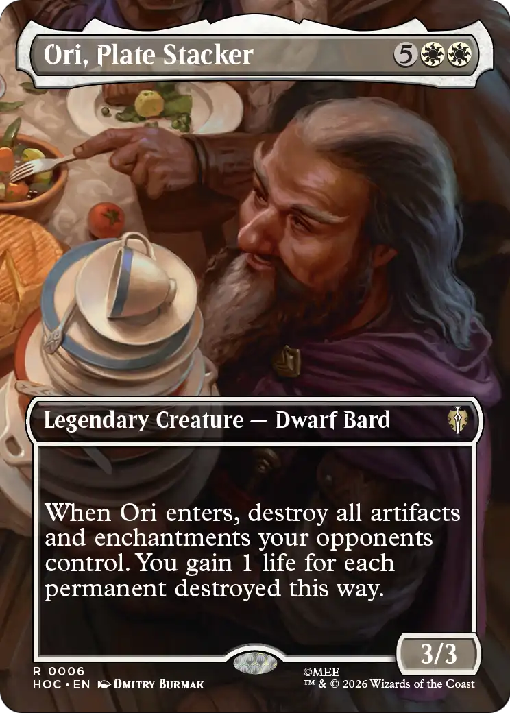 Ori, Plate Stacker (Borderless) [The Hobbit: Eternal-Legal] | Black Swamp Games