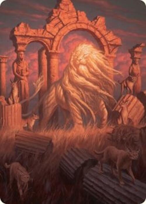 Arahbo, the First Fang Art Card (26/54) [Foundations Art Series] | Black Swamp Games