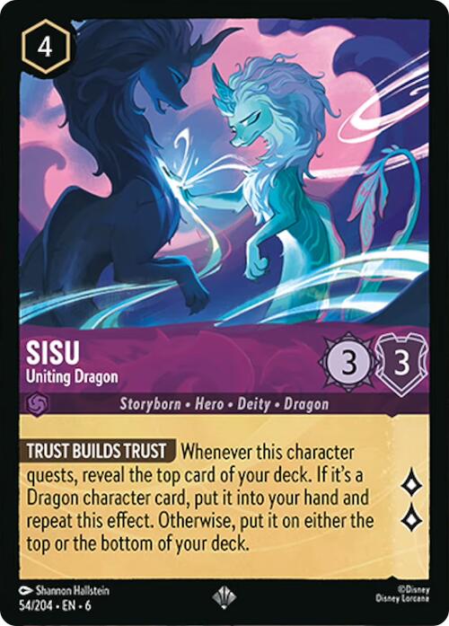 Sisu - Uniting Dragon (54/204) [Azurite Sea] | Black Swamp Games
