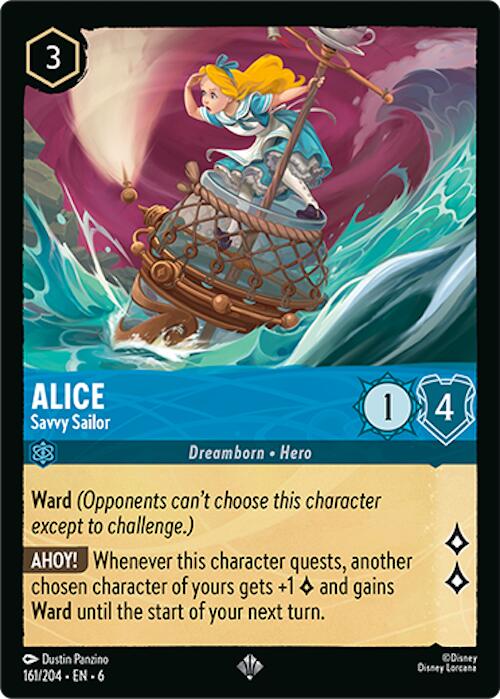 Alice - Savvy Sailor (161/204) [Azurite Sea] | Black Swamp Games