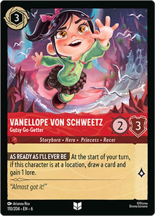 Vanellope von Schweetz - Gutsy Go-Getter (110/204) [Azurite Sea] | Black Swamp Games