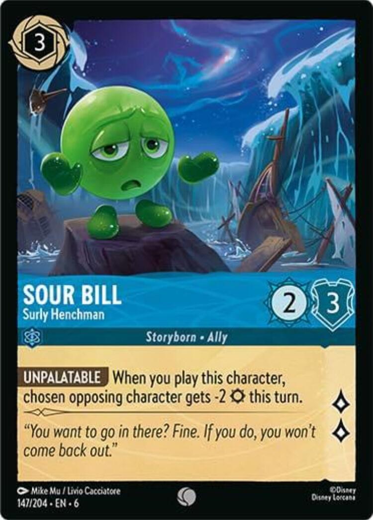 Sour Bill - Surly Henchman (147/204) [Azurite Sea] | Black Swamp Games