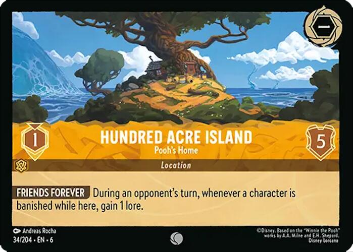 Hundred Acre Island - Pooh's Home (34/204) [Azurite Sea] | Black Swamp Games