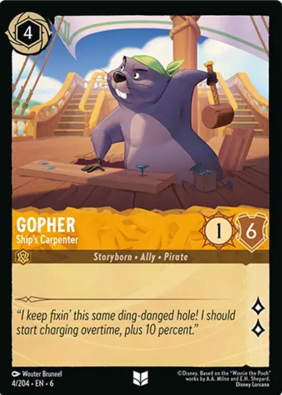 Gopher - Ship's Carpenter (4/204) [Azurite Sea] | Black Swamp Games