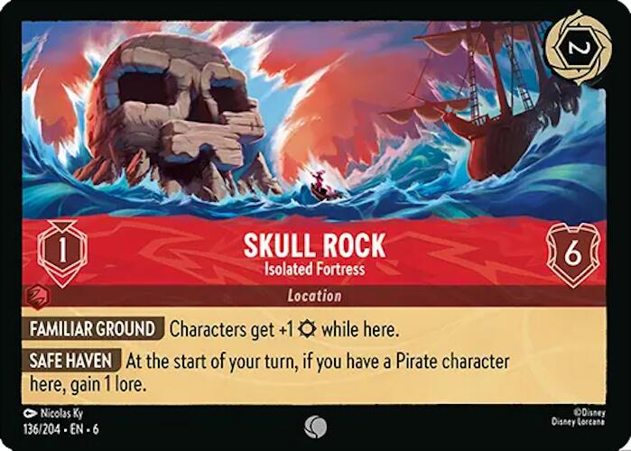 Skull Rock - Isolated Fortress (136/204) [Azurite Sea] | Black Swamp Games