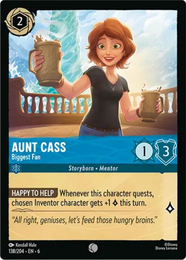 Aunt Cass - Biggest Fan (138/204) [Azurite Sea] | Black Swamp Games