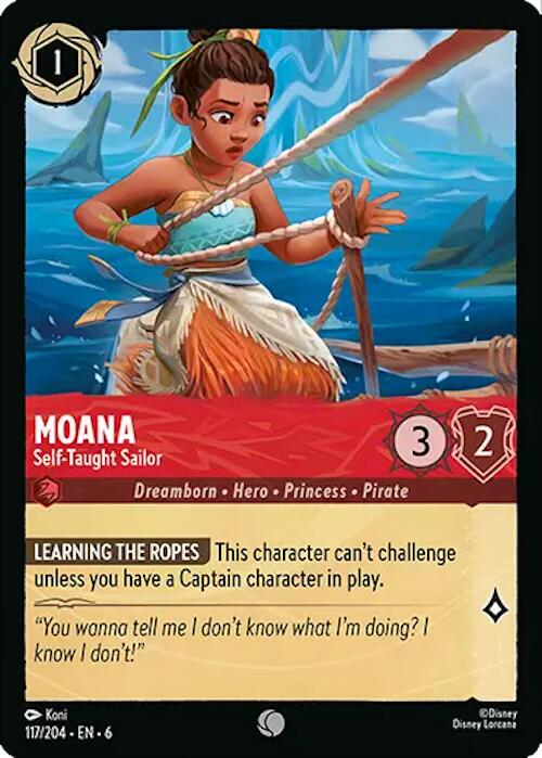 Moana - Self-Taught Sailor (117/204) [Azurite Sea] | Black Swamp Games