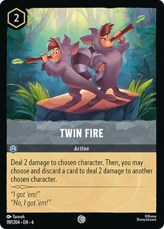 Twin Fire (197/204) [Azurite Sea] | Black Swamp Games