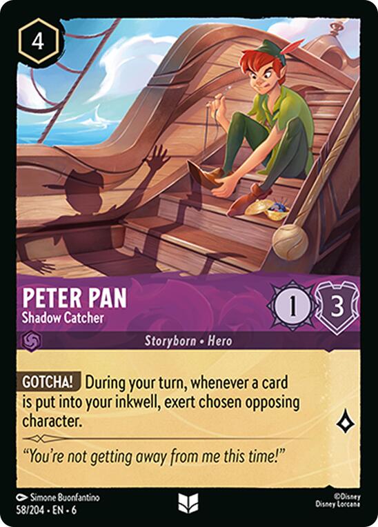 Peter Pan - Shadow Catcher (58/204) [Azurite Sea] | Black Swamp Games