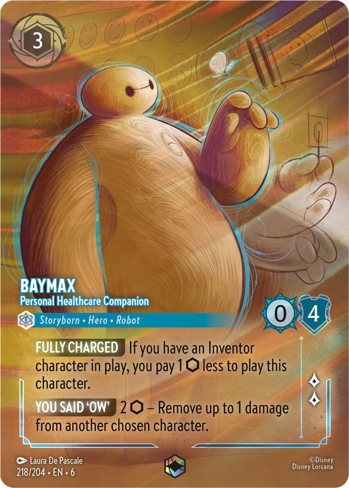 Baymax - Personal Healthcare Companion (Enchanted) (218/204) [Azurite Sea] | Black Swamp Games