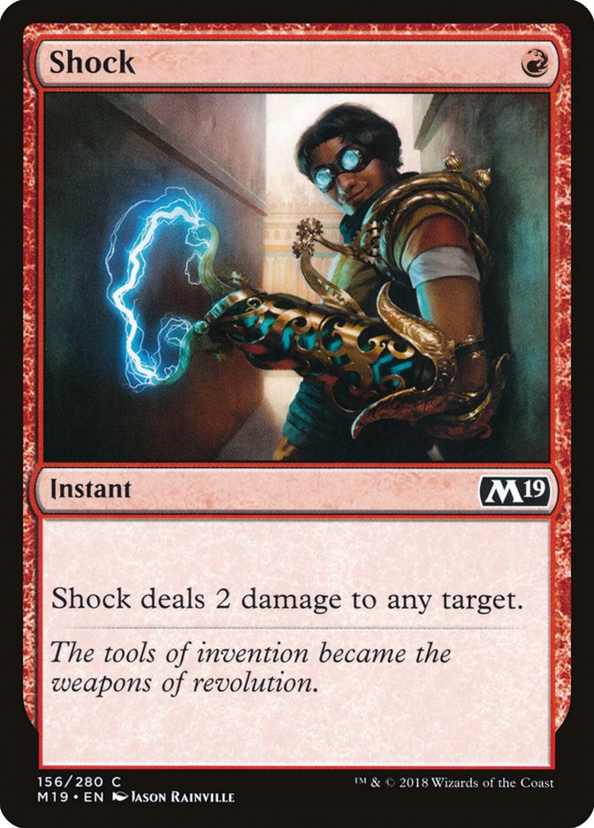 Shock [Core Set 2019] | Black Swamp Games