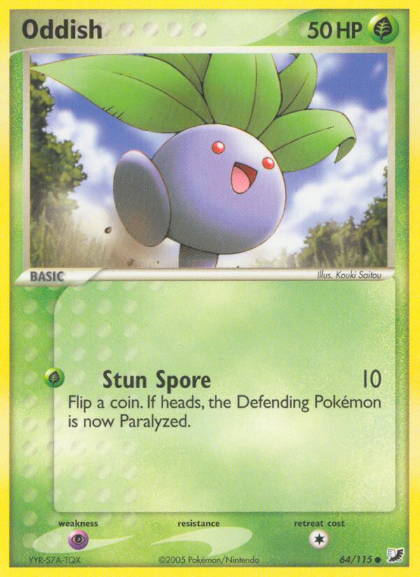 Oddish (64/115) [EX: Unseen Forces] | Black Swamp Games