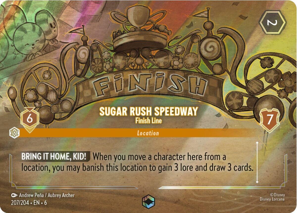 Sugar Rush Speedway - Finish Line (Enchanted) (207/204) [Azurite Sea] | Black Swamp Games