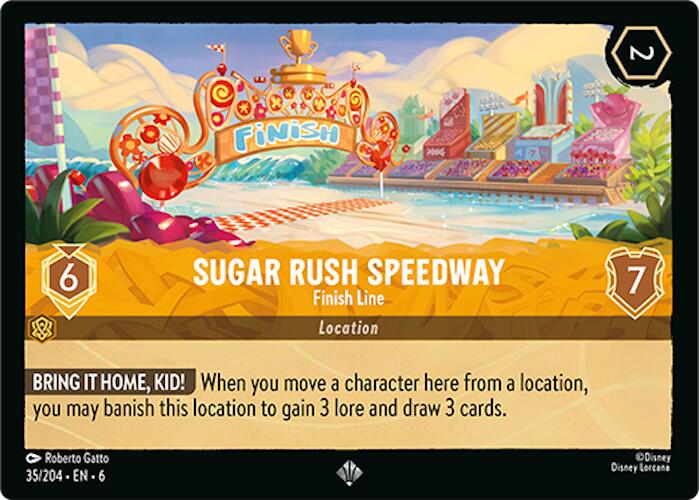 Sugar Rush Speedway - Finish Line (35/204) [Azurite Sea] | Black Swamp Games