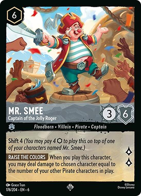 Mr. Smee - Captain of the Jolly Roger (176/204) [Azurite Sea] | Black Swamp Games