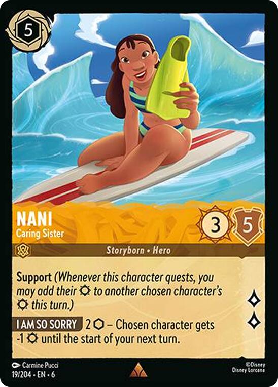 Nani - Caring Sister (19/204) [Azurite Sea] | Black Swamp Games
