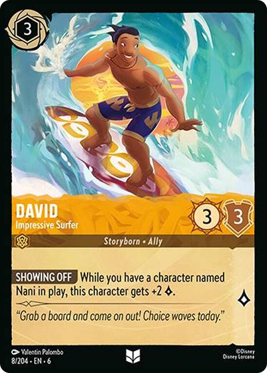 David - Impressive Surfer (8/204) [Azurite Sea] | Black Swamp Games