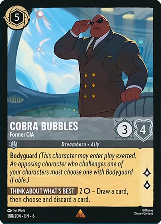 Cobra Bubbles - Former CIA (188/204) [Azurite Sea] | Black Swamp Games