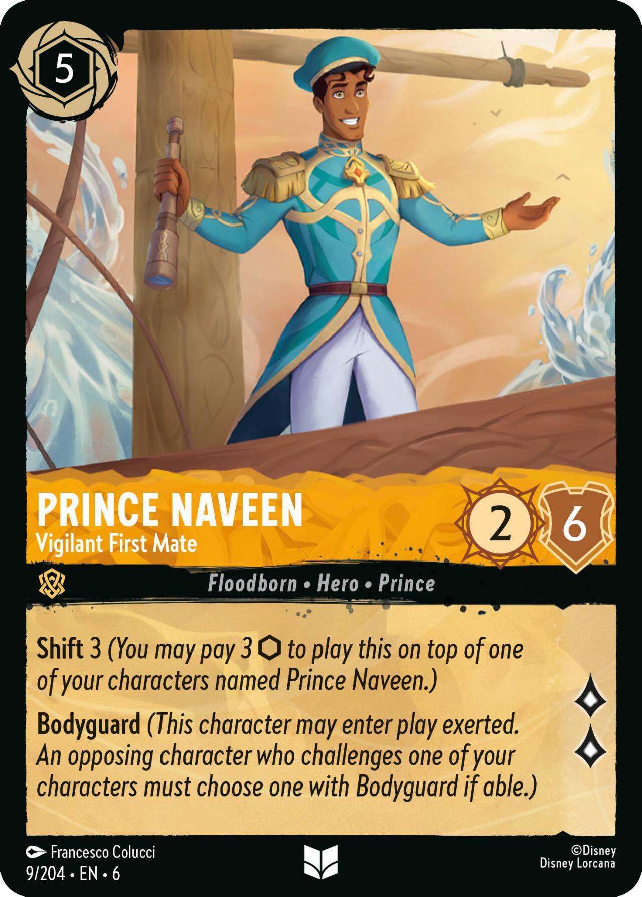 Prince Naveen - Vigilant First Mate (9/204) [Azurite Sea] | Black Swamp Games